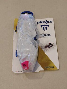 Michael Phelps Tiburon Competition Unisex Adult Goggles (Made in Italy)